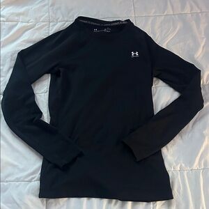 Under Armour Black Crew Neck Coldgear Long Sleeve